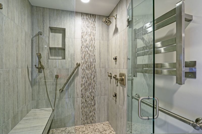 Open Shower Space with Natural Light